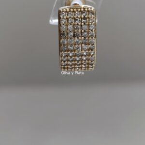 Aros micro pavé 15 mm