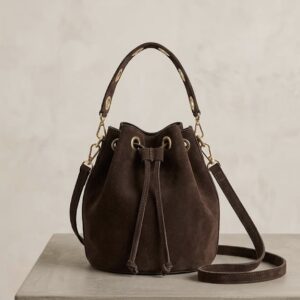 Bombonera Piel Marrón